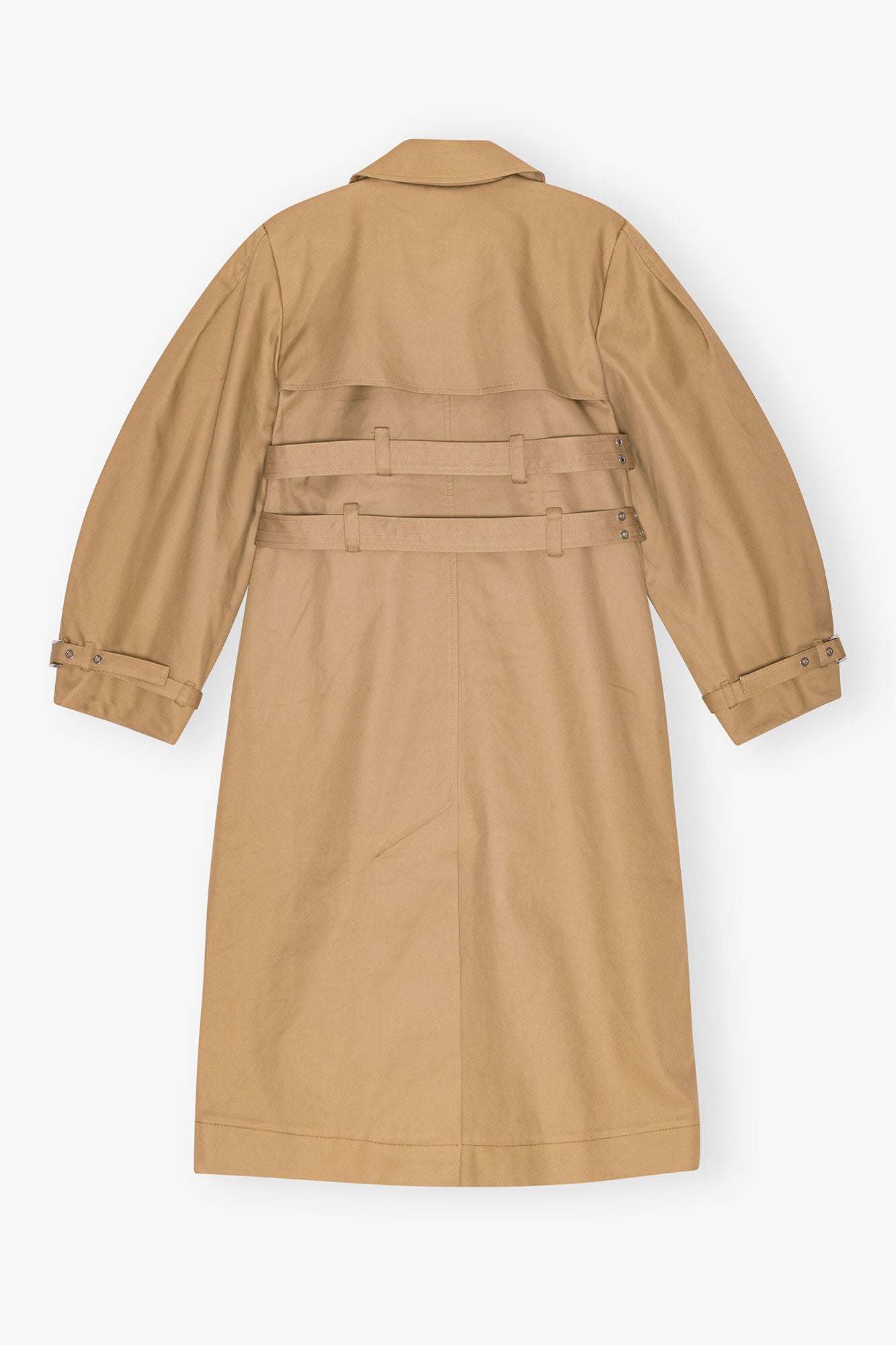 Trench Coat Bonded Cotton Beige
