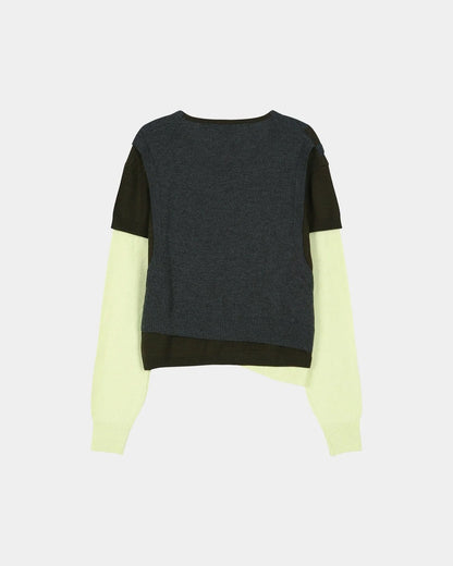 Sweater Tres Over Layered Green