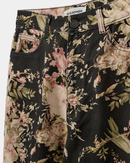 Jeans Barrel Havanas Floral Grey