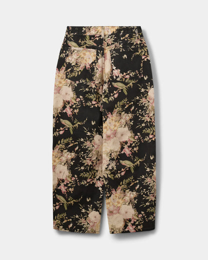 Jeans Barrel Havanas Floral Grey