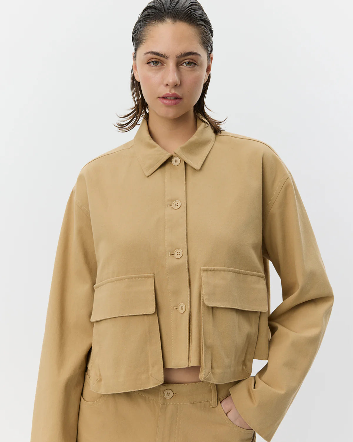 Jacket Short Larks Camel