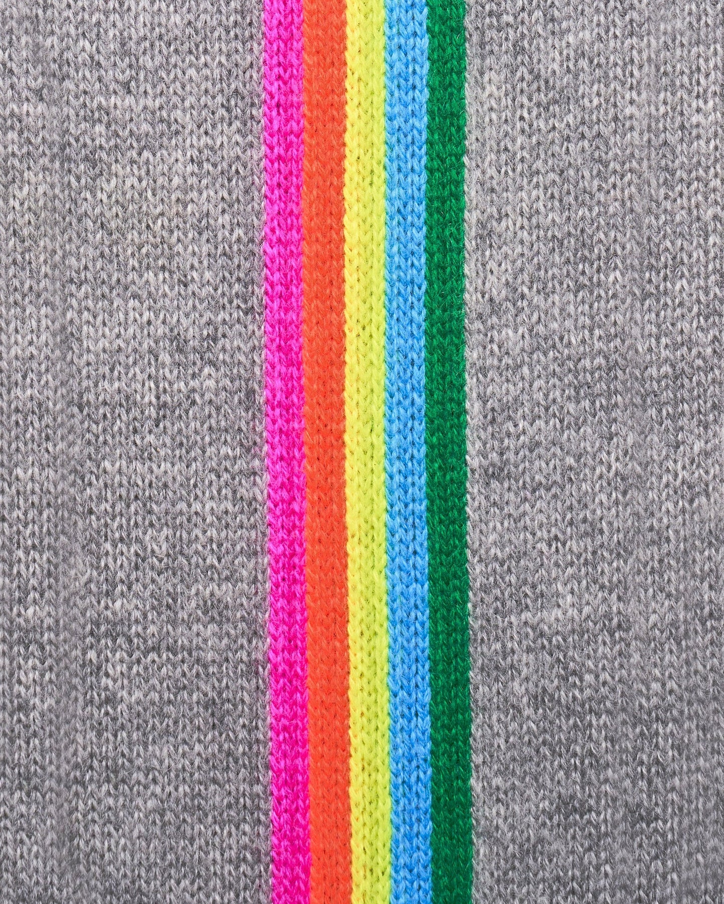 Sweater Grey & Multi-Colors Bands