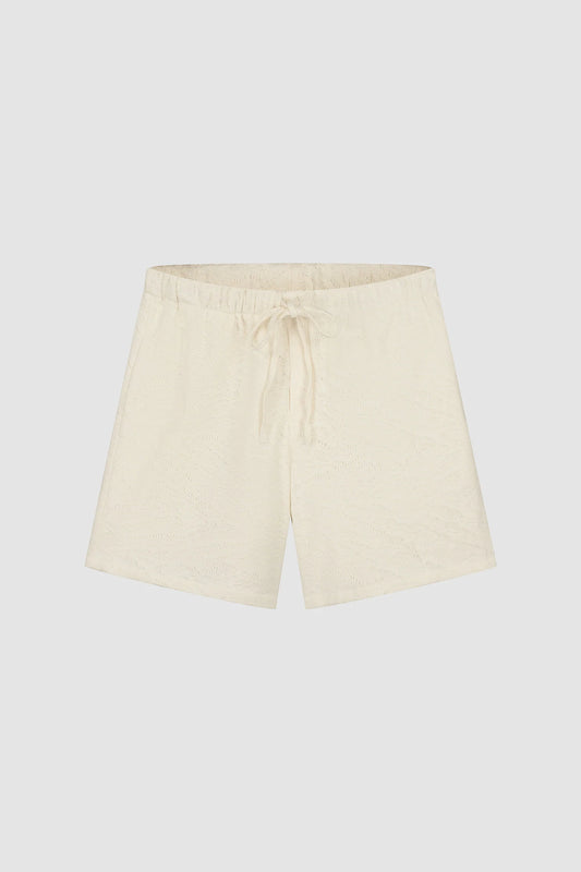Shorts Crochet Cream