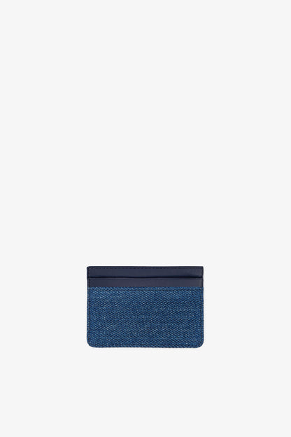 Cardholder Heart Studs Denim