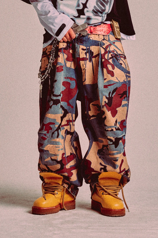 Jeans Fat Angelo Camo