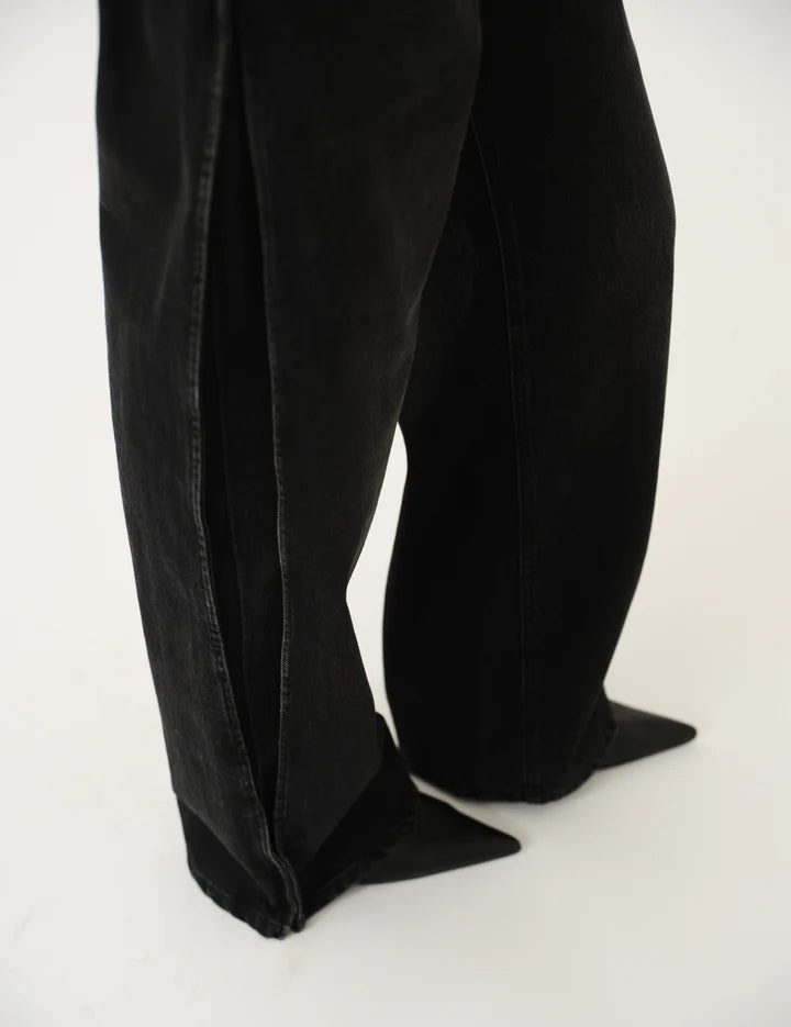 Jeans Darcy Barrel Washed Black