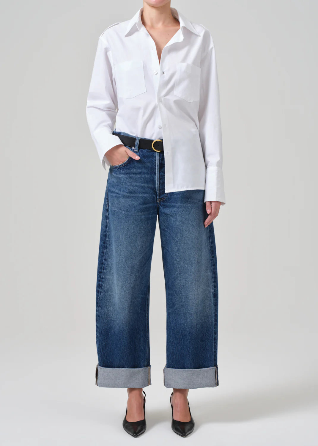 Jeans Ayla Baggy Claremont Blue