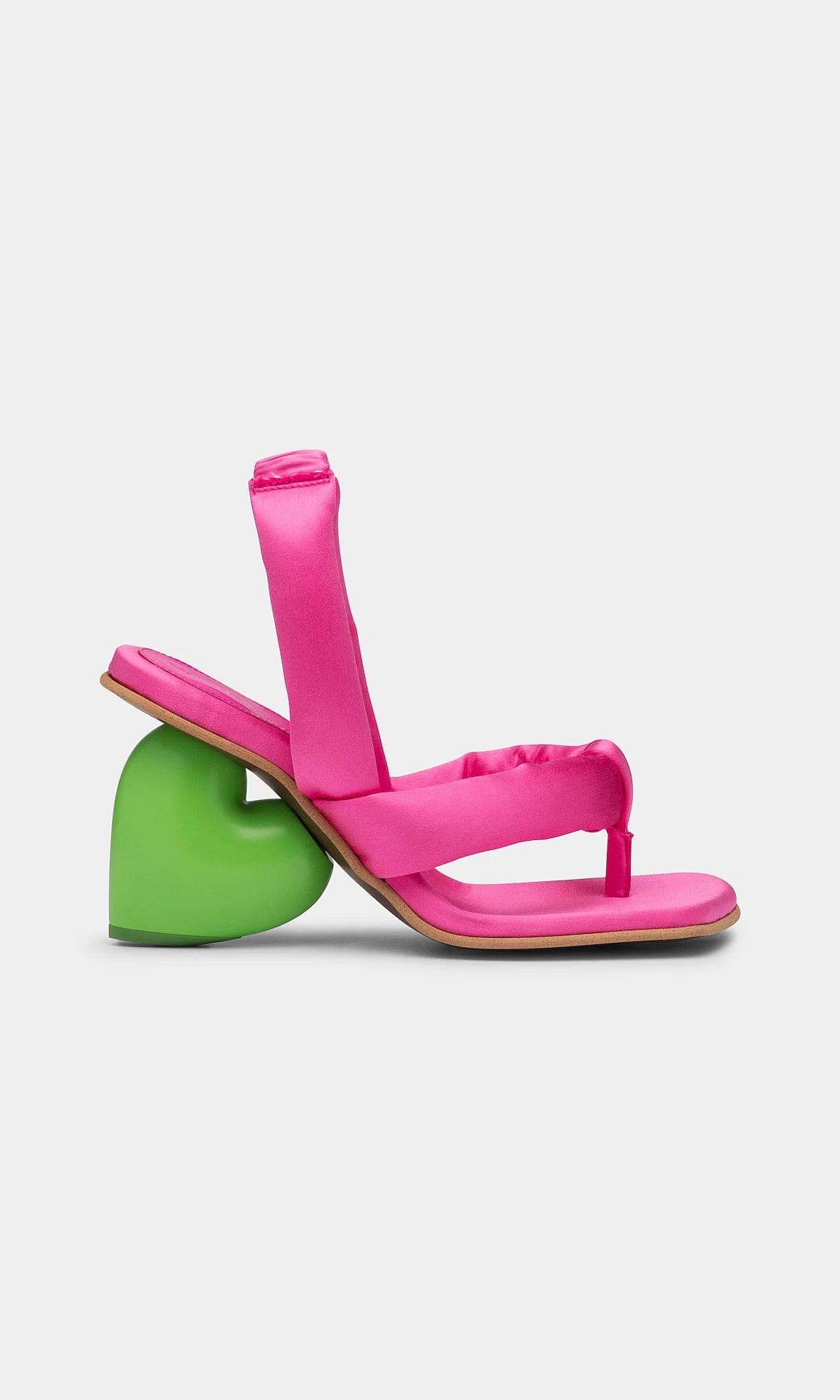 Heels Love Pink Silk/Green