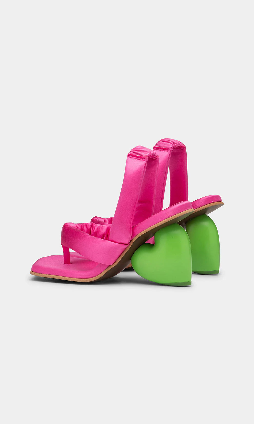 Heels Love Pink Silk/Green