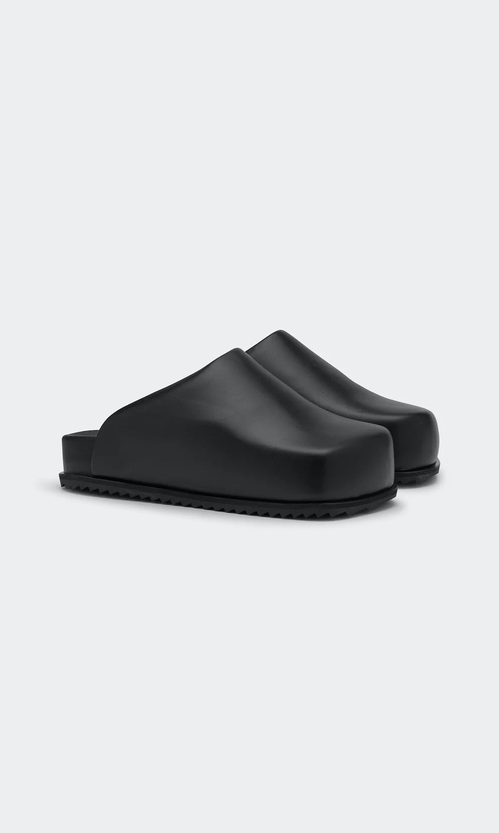 Sandals Truck Slide Black Leather