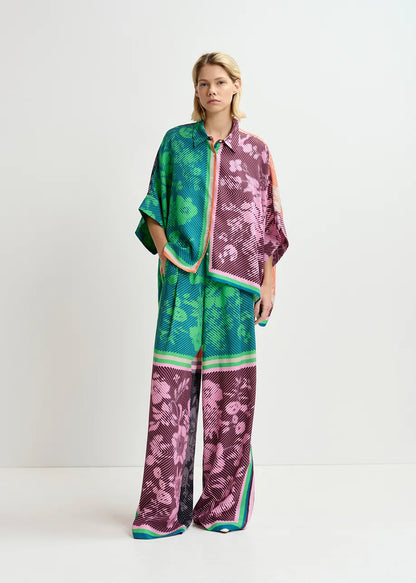 Kalhoty Gretel Printed Multicolor