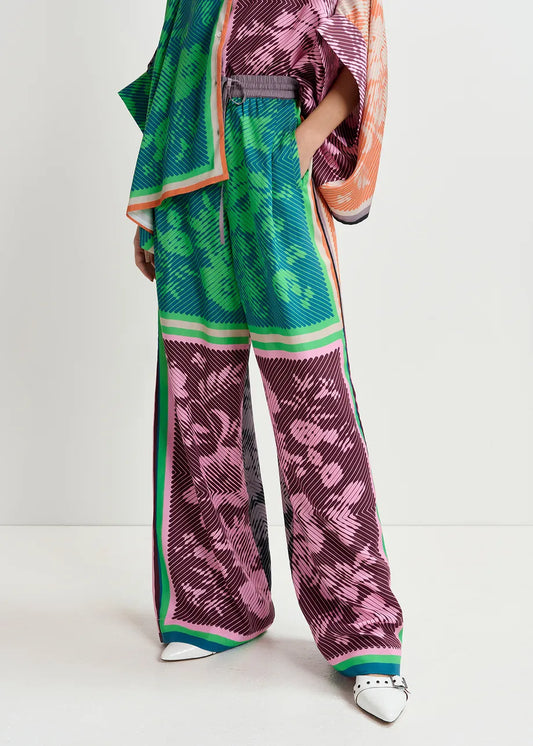 Kalhoty Gretel Printed Multicolor