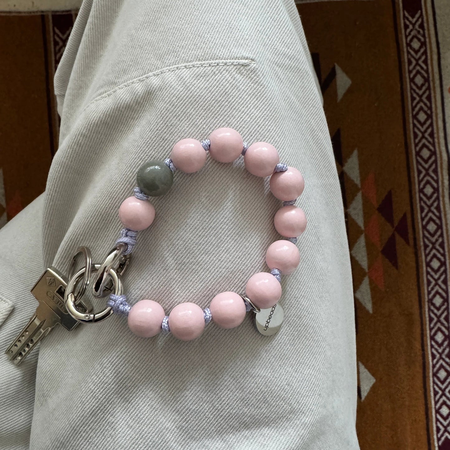 Bead Chain Blush Light Pink