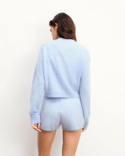 Cardigan Brushed Baby Blue