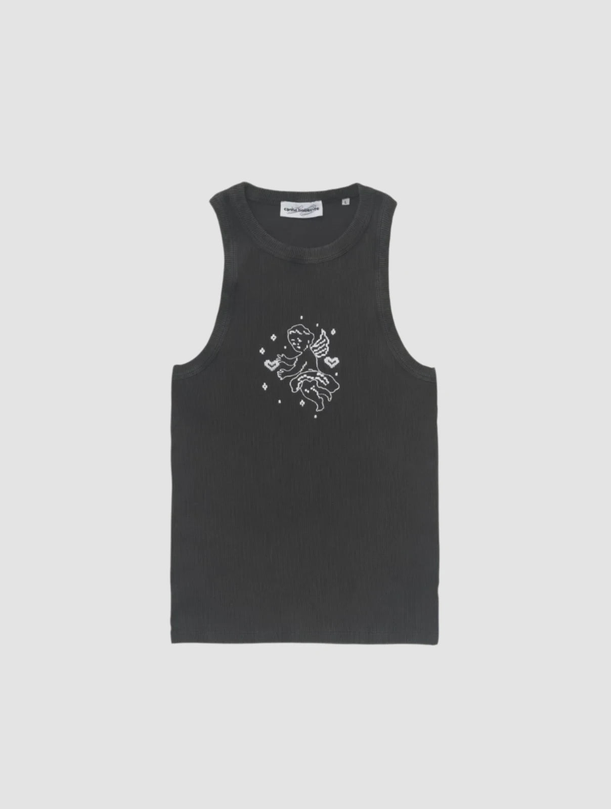 Tank Top Naughty Nymphs Off Black