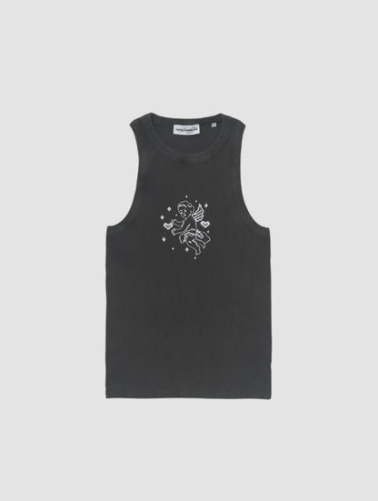 Tank Top Naughty Nymphs Off Black