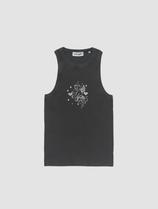 Tank Top Naughty Nymphs Off Black