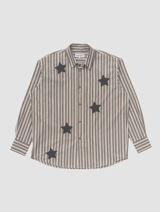 Shirt Galactic Grip Stripes Brown