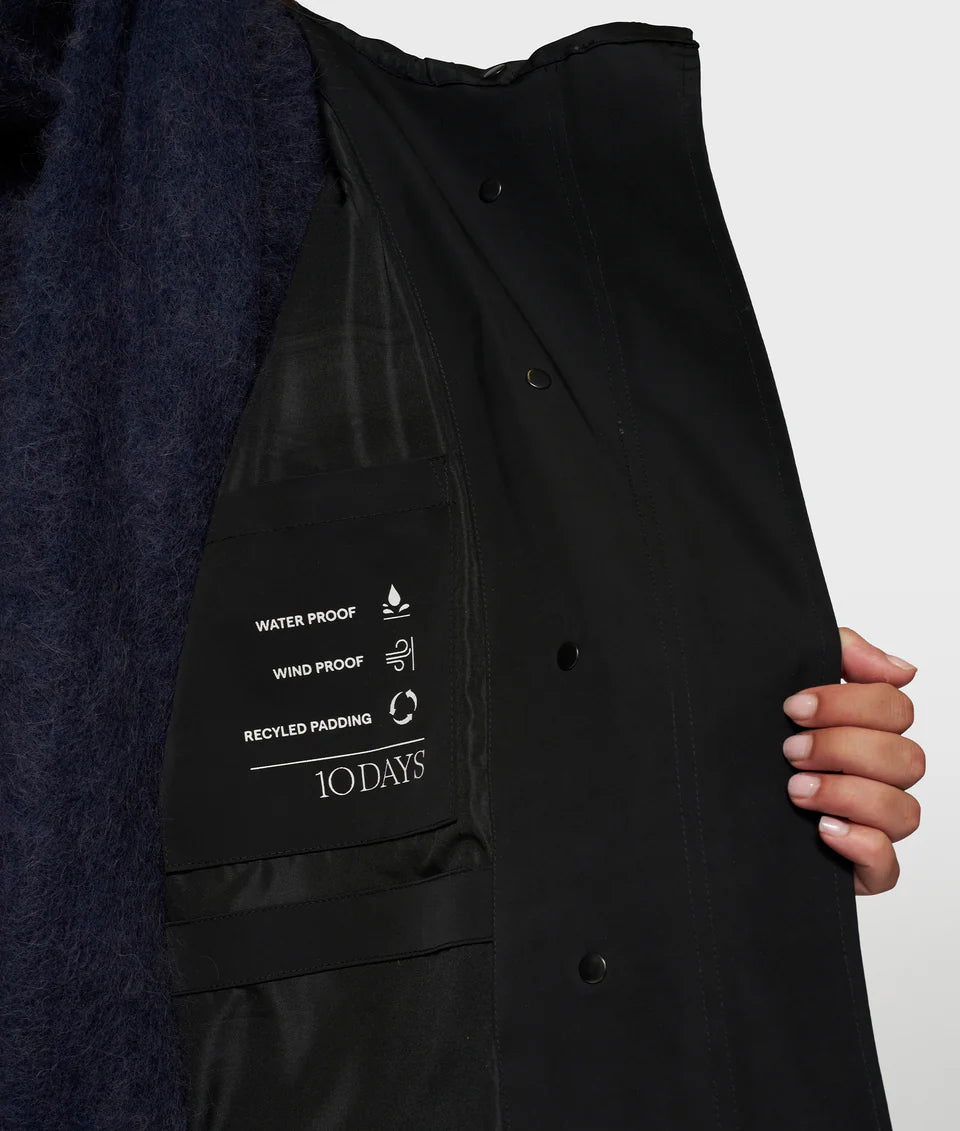 Raincoat Famous Black