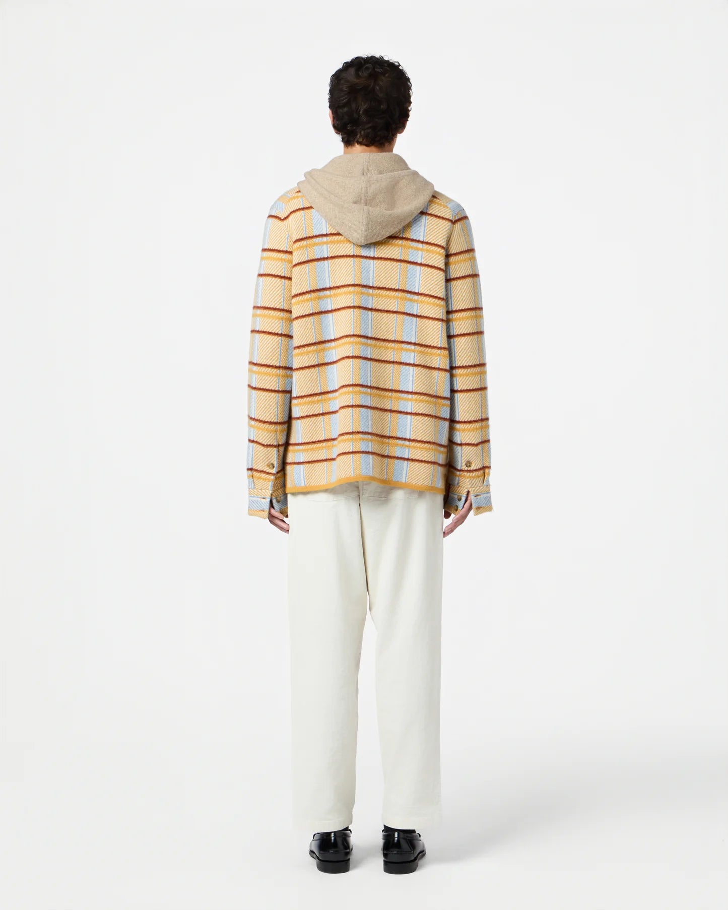 Shirt Plaid Work Curry