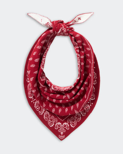 Scarf Wild Rag Ruby/Cream