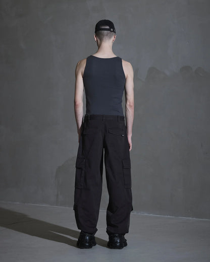 Kalhoty Cargo Twill tmavě šedé 