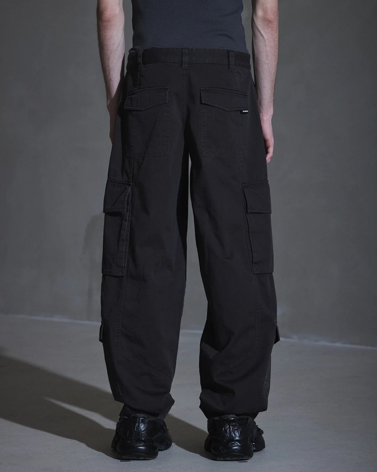 Kalhoty Cargo Twill tmavě šedé 