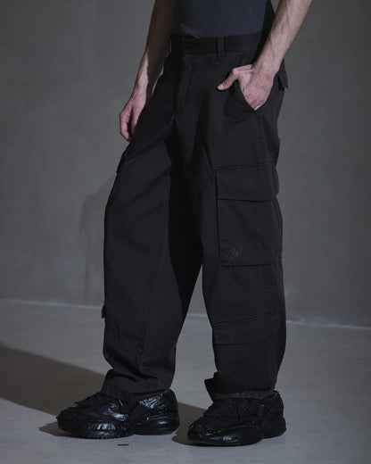 Kalhoty Cargo Twill tmavě šedé 