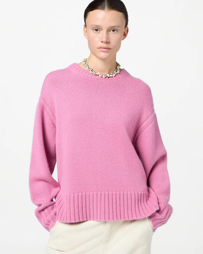Sweater Cozy Crew Rose