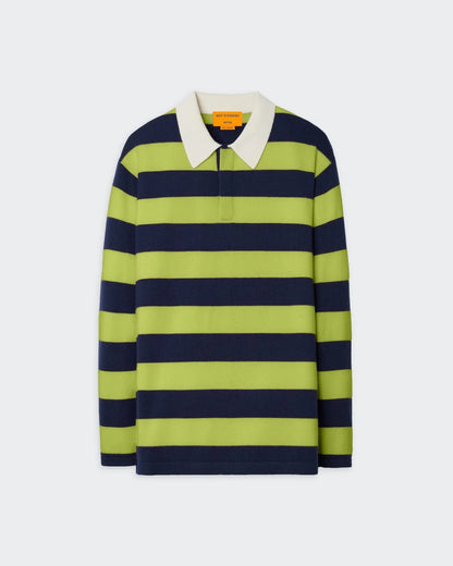 Sweater Striped Rugby Matcha/Midnight