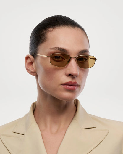 Sunglasses CC Titan Plane Gold