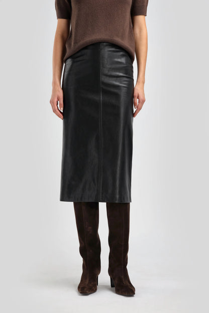 Skirt Cuir Black