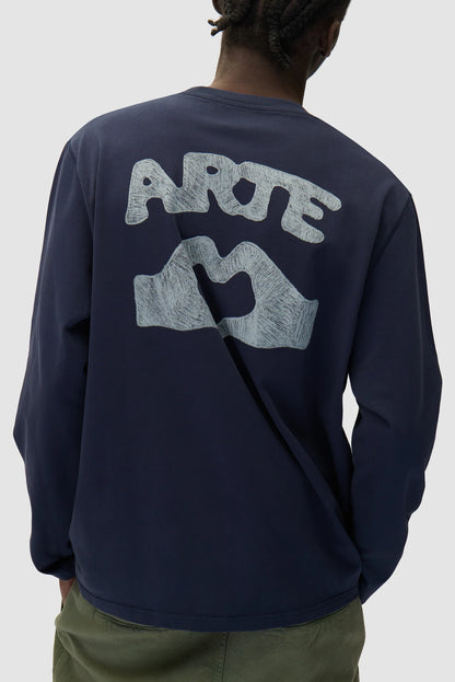 T-shirt Diels Longsleeve Navy