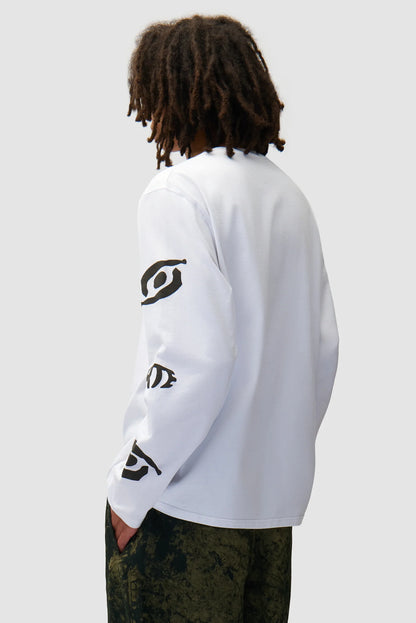 T-shirt Eye Longsleeve White