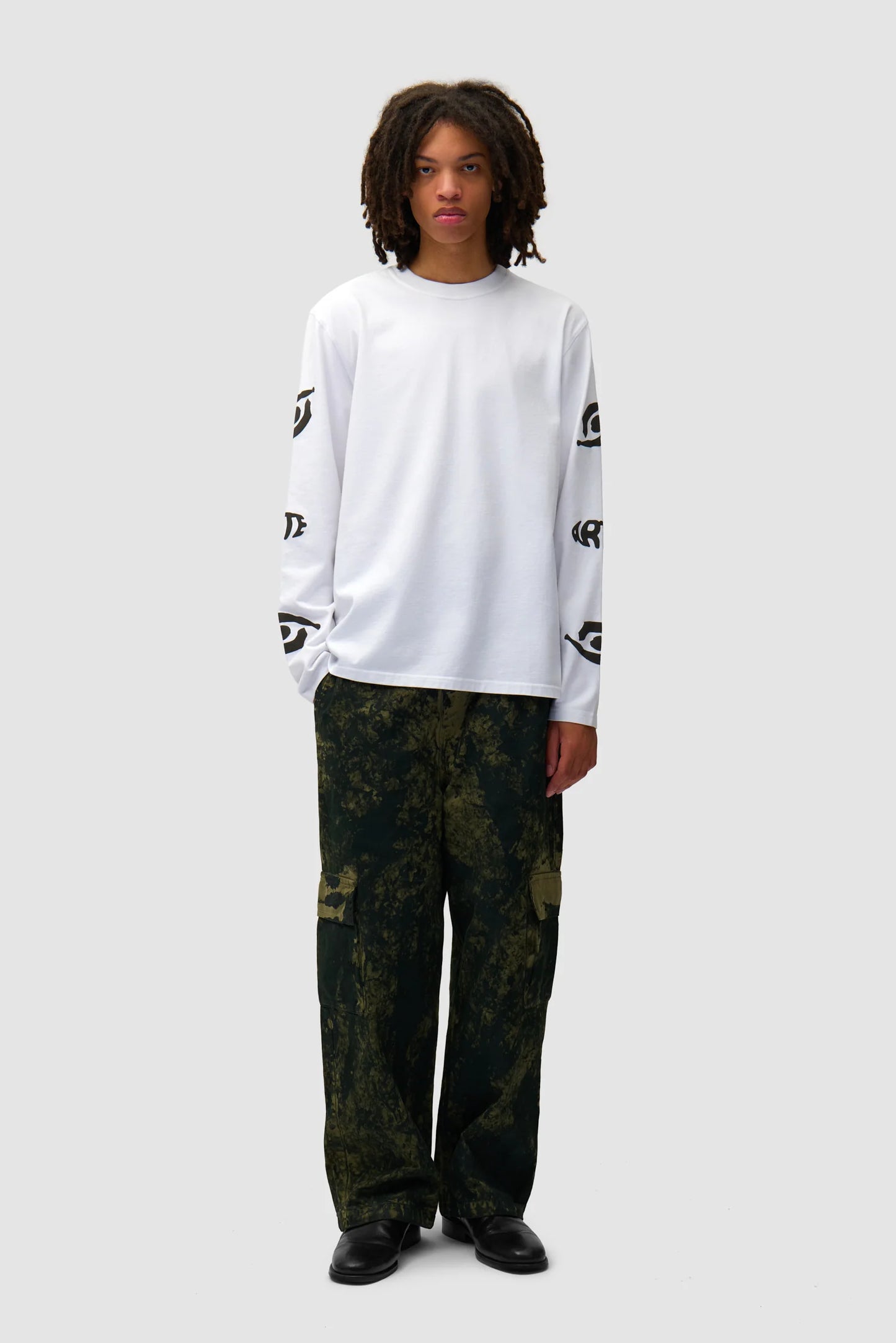 T-shirt Eye Longsleeve White