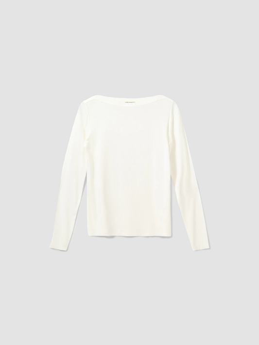 T-shirt Gabrielle Longsleeve White
