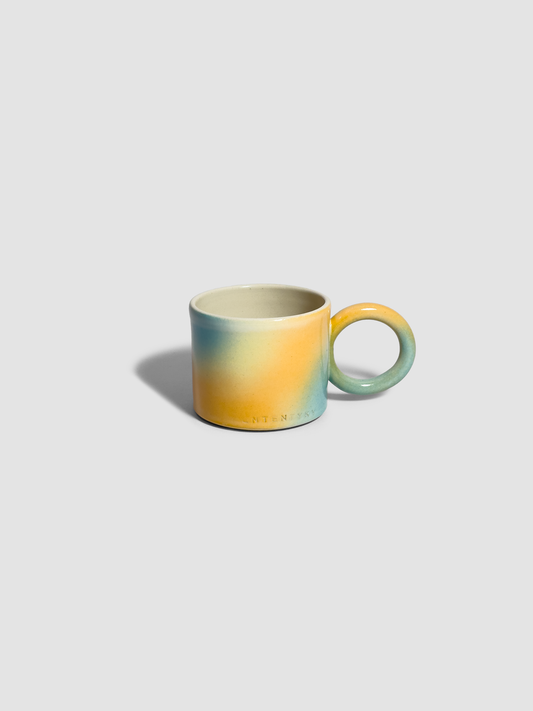 Rainbow Mug with Round Handle