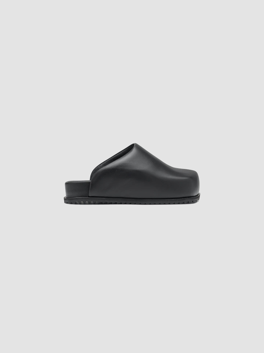 Sandals Truck Slide Black Leather