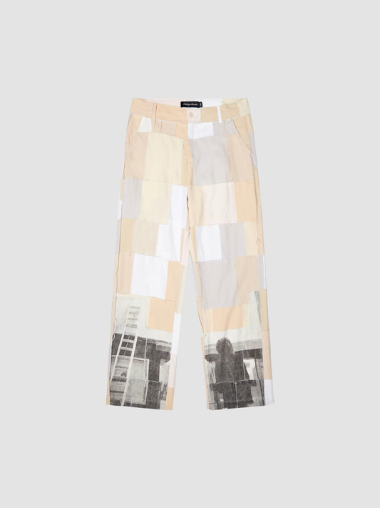 Pants Patchwork Natural