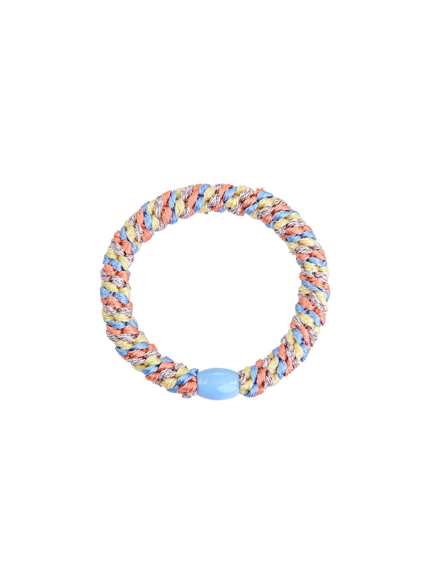 Hair Tie Mix Yellow & Blue & Peach