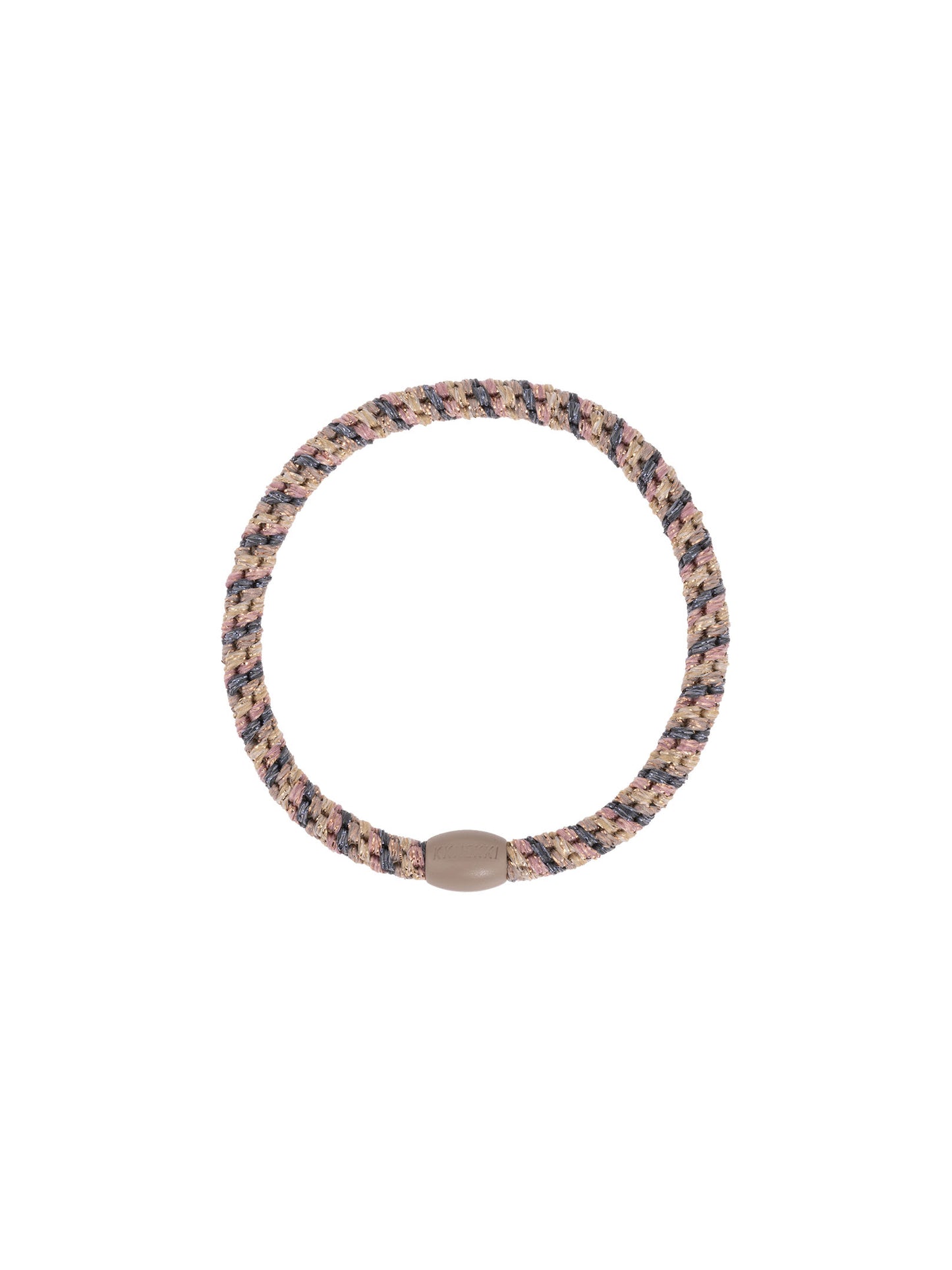 Hair Tie Slim Mix Steelgrey & Taupe