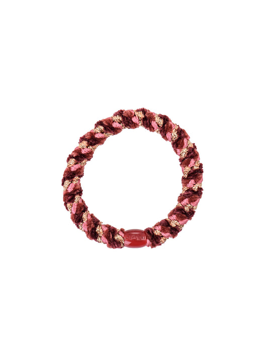 Gumička do vlasů Bordeaux & Rosegold