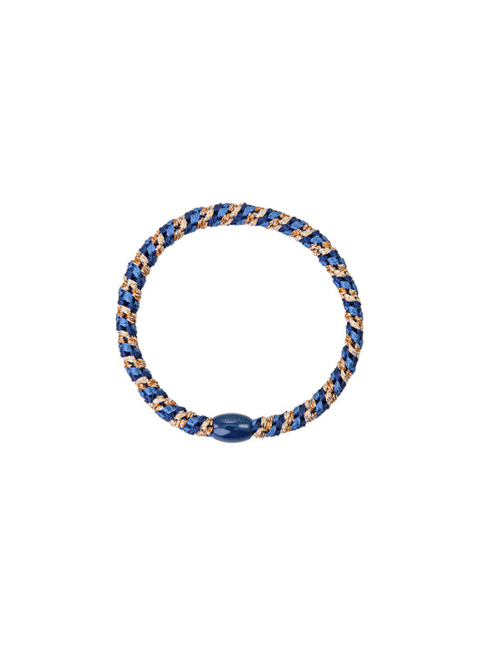 Gumička do vlasů Navy & Gold Glitter