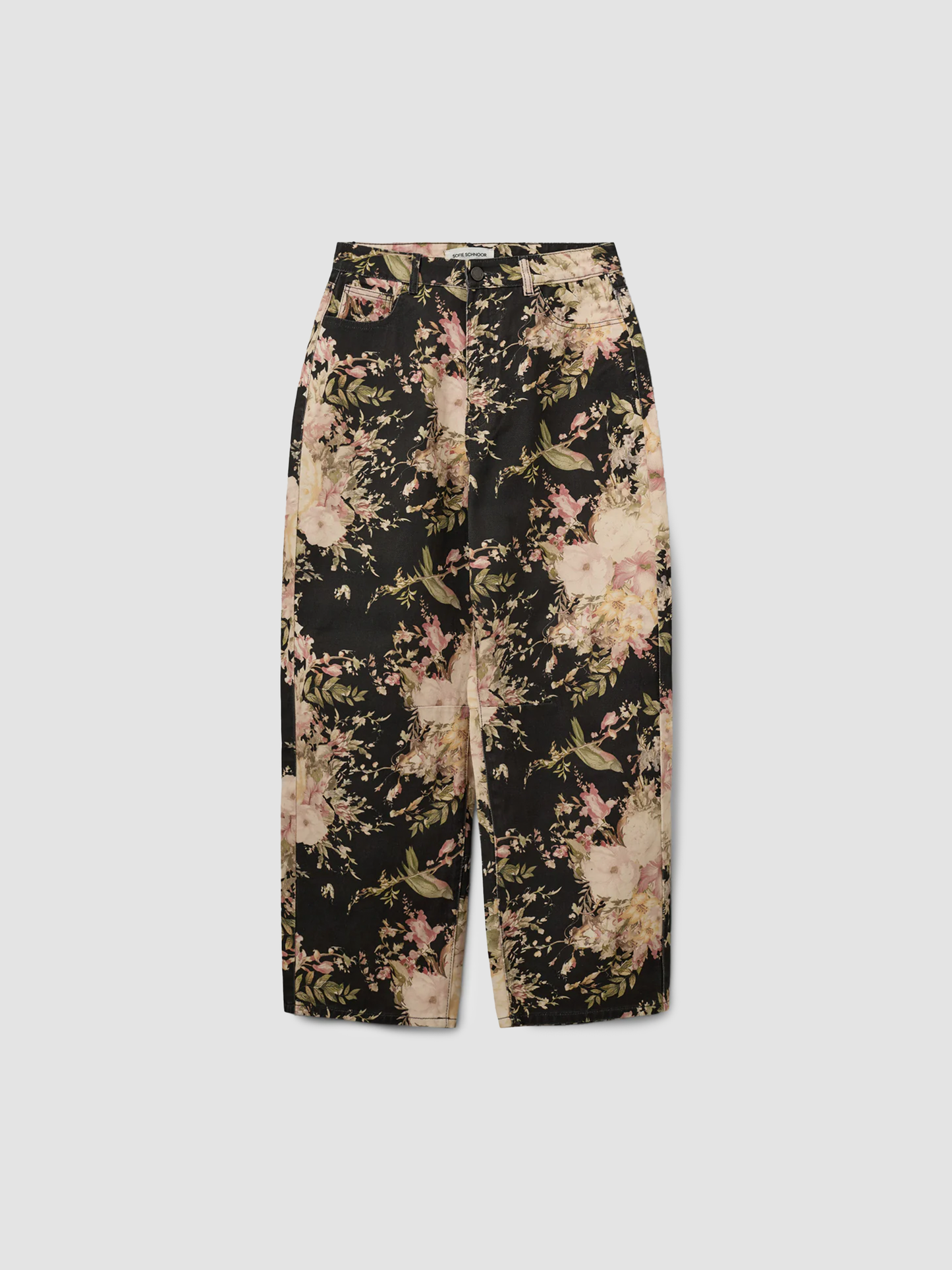 Jeans Barrel Havanas Floral Grey