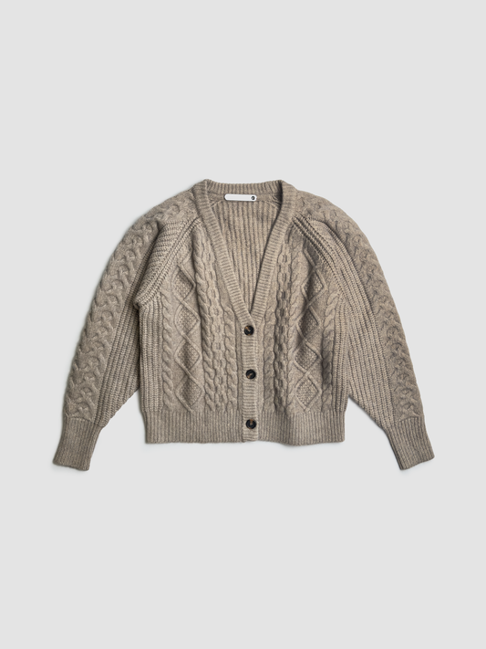 Cardigan Cable Champagne