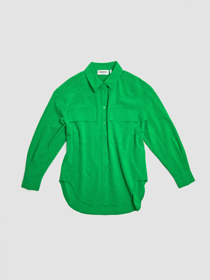 Dolivia Green Oversized Shirt