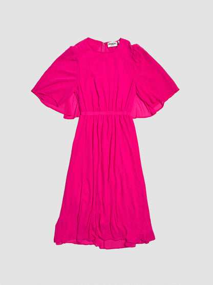 Dazzers Fuchsia Midi-Length Dress