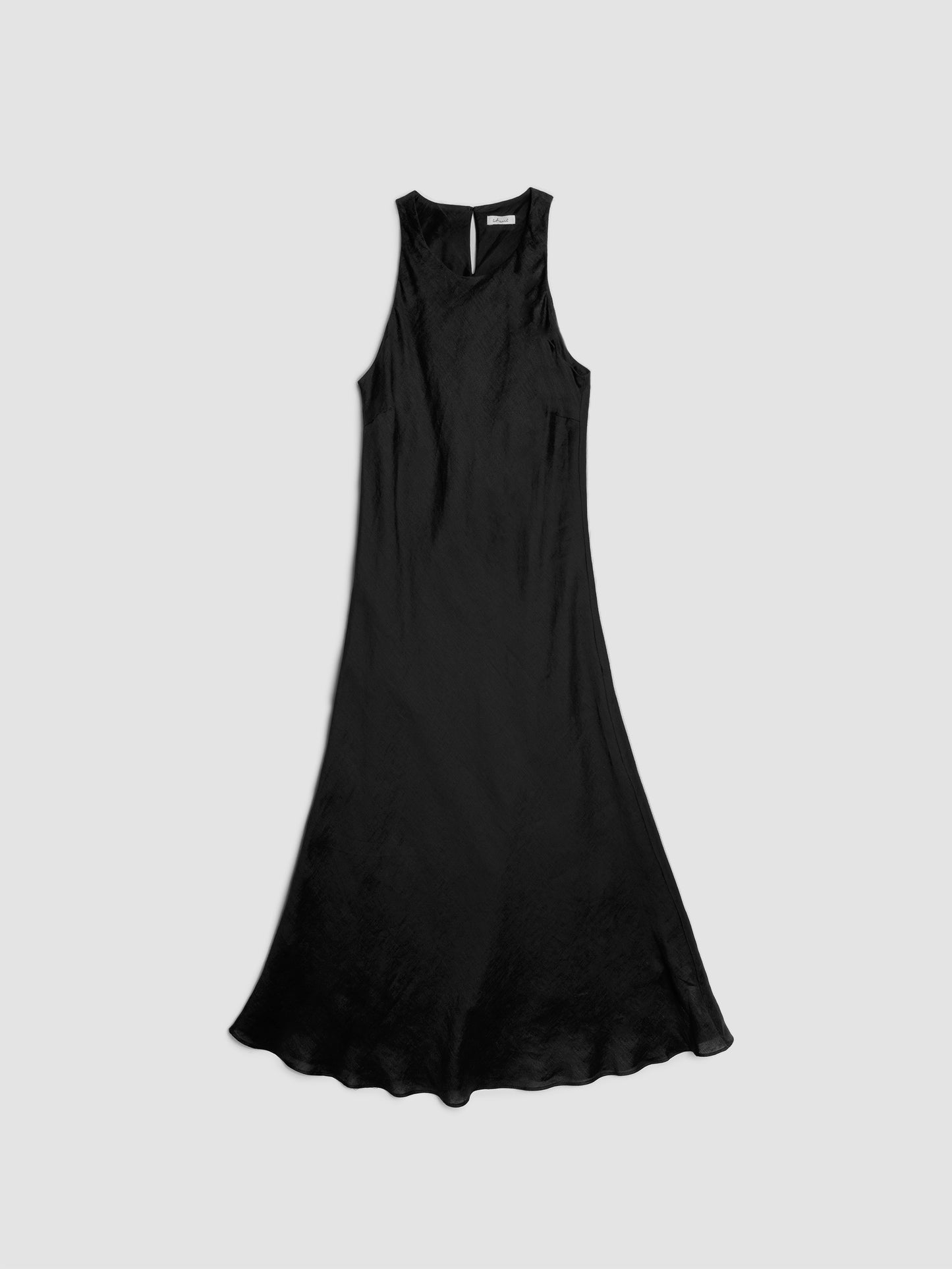 Emma Black Linen Dress