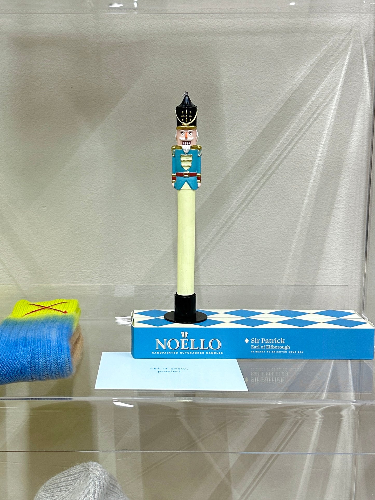 Candle Sir Patrick Light Blue