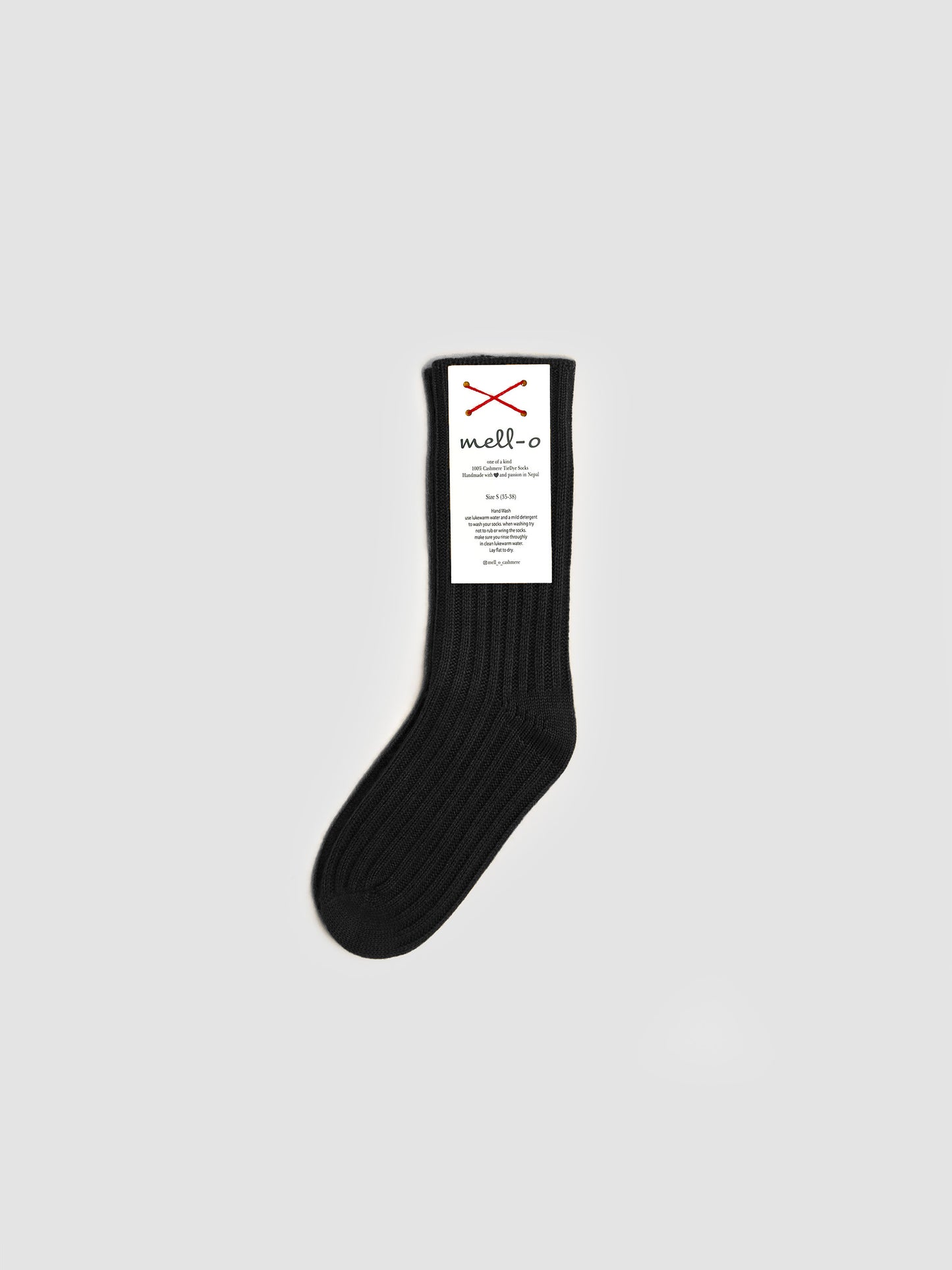 Cashmere Socks Black